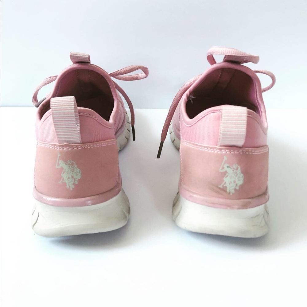 Pink sneakers